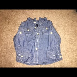 Chambray Button Up by Baby Gap